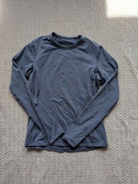 Arcteryx Blue Base Layer Top